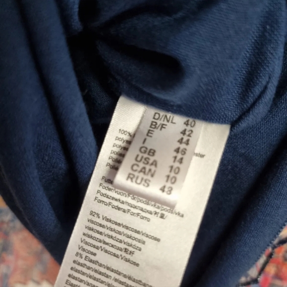 Rabe pleated floral midi skirt sz 14 bnwt - Picture 4 of 7